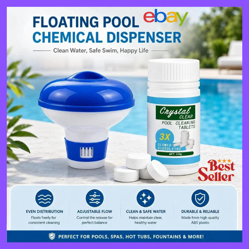 100 chlorine tablets floating - tablets, +floating