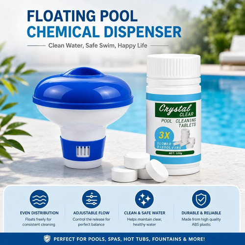 100 chlorine tablets - 100, +floating