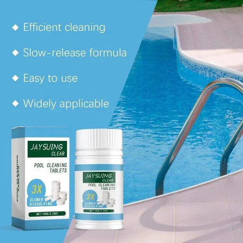 100 chlorine tablets - chlorine, +floating