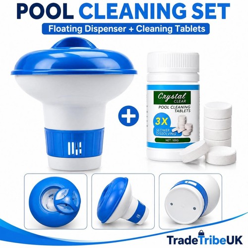 100 chlorine tablets floating - 100,